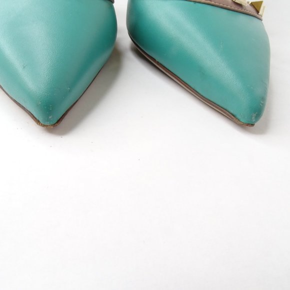 VALENTINO Nappa Leather Rockstud Ankle TStrap Pump - Picture 10 of 16